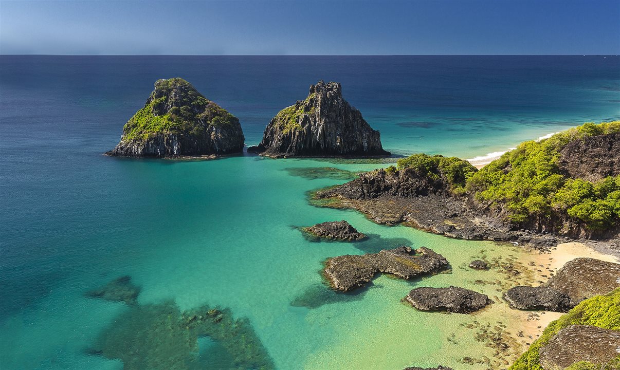 Foto de paisagem com mar